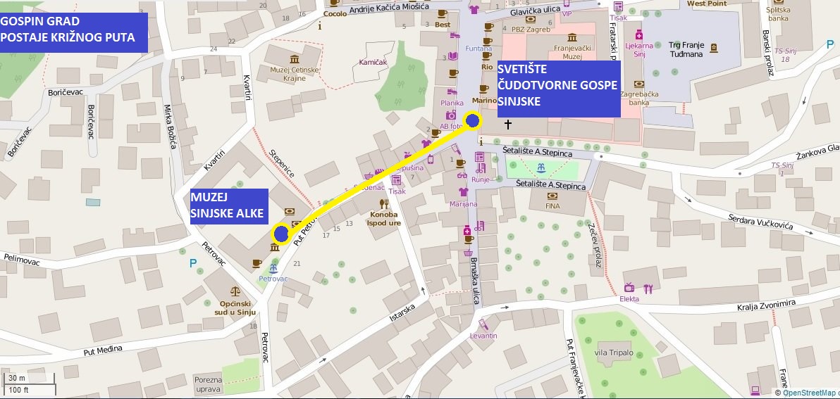 muzej sinjske alke mapa